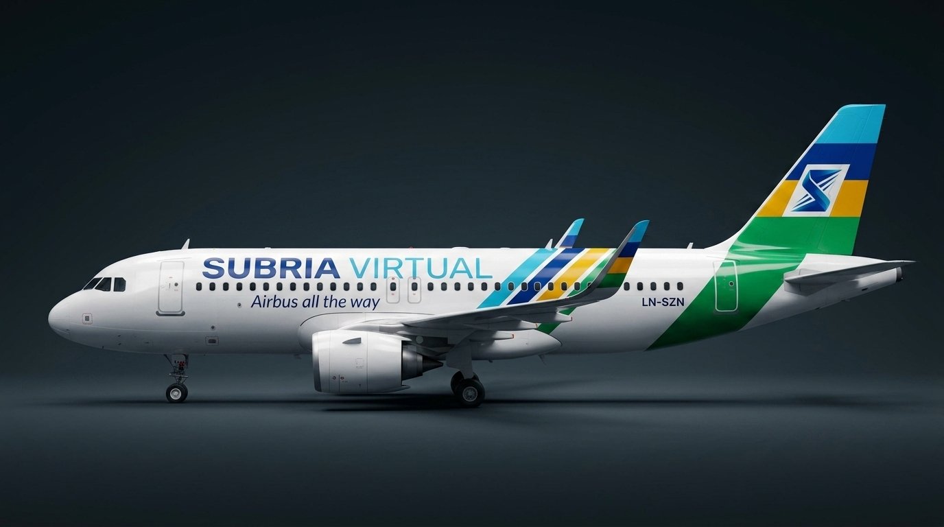 Airbus A320neo Subria Corporate Livery
