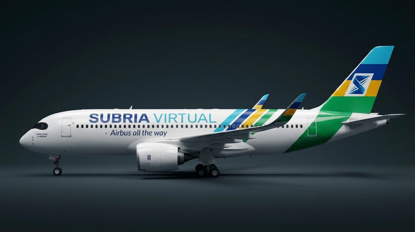 Airbus A350-900 Subria Corporate Livery